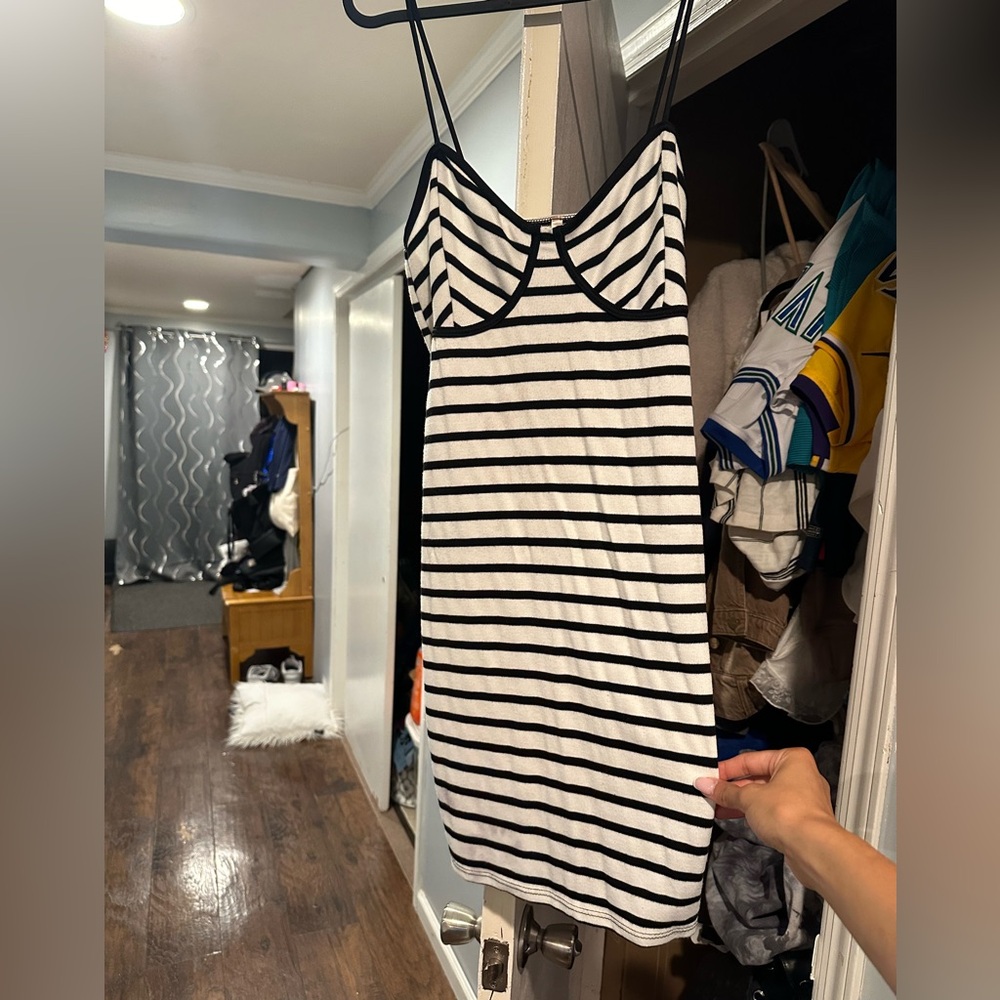 Stripped summer dress